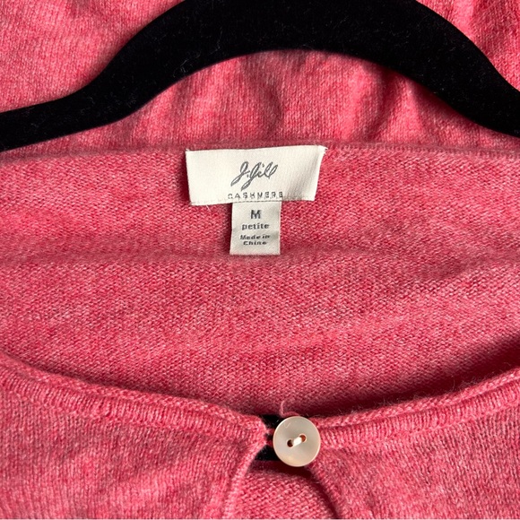 PINK CASHMERE J JILL SWEATER- M - Picture 3 of 4